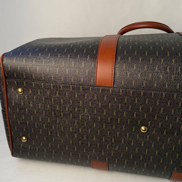 NEW YSL DUFFLE TRAVEL BAG WITH STRAP  Yves Saint Laurent - Picture 16 of 16